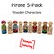 Pirate Peg Doll Set by Pegsies&#x2122;